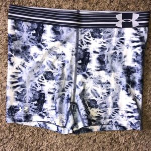 Tie dye training/workout shorts